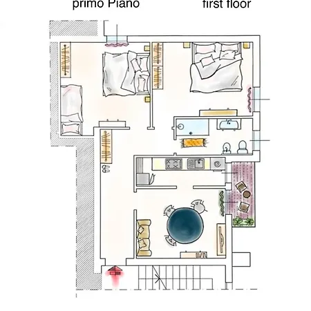 Family 3 Apartment Bologna